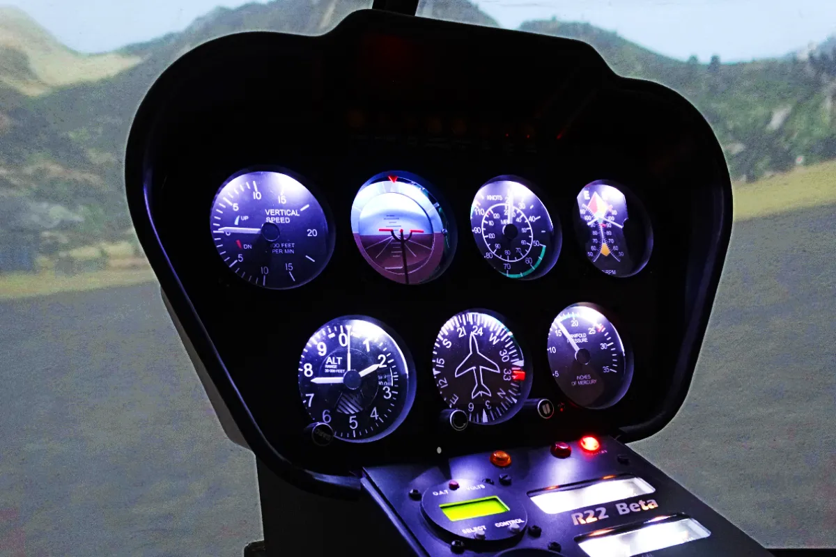 Robinson R22 helicopter simulator - Image 4